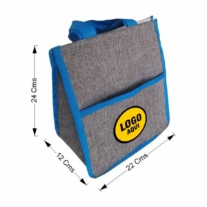 Lonchera Gris Sencilla Medidas 1a