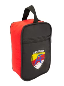 Portaseo Negro Rojo Lateral 1a