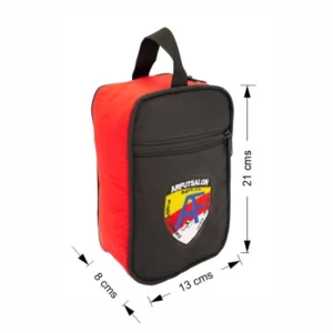 Portaseo Negro Rojo Medidas 1a